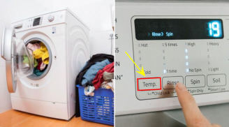 Công tắc đặc biệt trên máy giặt, nhất định phải ấn vào nó để tiết kiệm điện