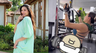 Võ Hoàng Yến tiết lộ lý do tập gym bất chấp dù đang mang bầu vượt mặt và sắp sinh con
