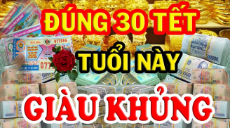 Rằm tháng 7 âm tới Tết 2025: 3 tuổi Thần Tài sủng ái, ung dung tiền rơi vào người