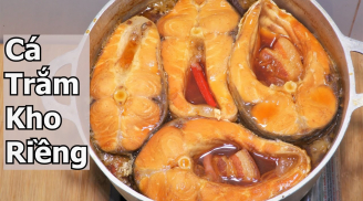 Mách bạn bí quyết kho cá trắm chắc thịt, chín nục từ trong ra ngoài, hết sạch mùi tanh