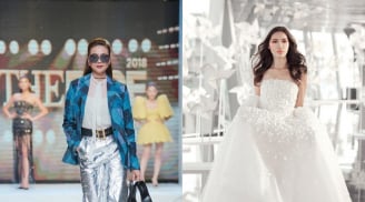 Dàn sao Việt xử lý sự cố rơi giày khi đang catwalk: Thanh Hằng nhận cơn mưa lời khen