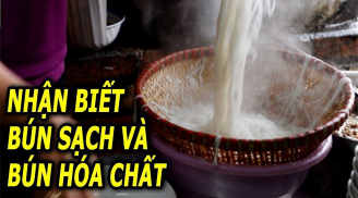 Đi chợ thấy bún trắng mịn đừng mua, người bán hàng tiết lộ: Bún sạch phải có điểm này