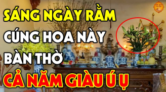 Chọn hoa cúng Rằm, 3, 5 hay 7 bông mới hút lộc: Đây là con số mang lại may mắn