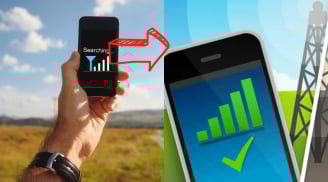 Khi sóng di động yếu, làm cách này xử lý ngay, mất vài giây tín hiệu lại vù vù nhưng nhiều người chưa biết