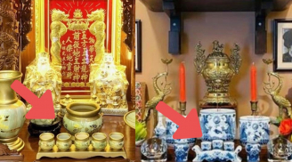 Vị trí đặt kỷ nước, chén nước trên ban thờ thế nào mới đúng? Hóa ra nhiều người lâu nay làm sai