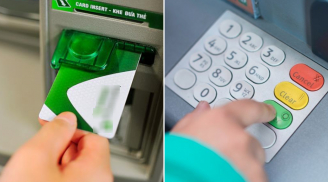 Khi bị máy ATM nuốt thẻ, nhấn nút này để sớm được lấy lại thẻ