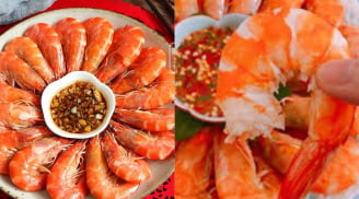 Thêm thìa nước này tôm luộc sẽ đỏ au, thịt ngọt thơm không tanh, giàu dinh dưỡng