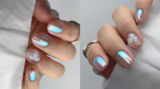 5 mẫu nail hiệu ứng lấp lánh, sáng bóng như thủy tinh đang là xu hướng được giới trẻ yêu thích