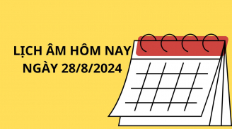 Lịch âm hôm nay, lịch vạn niên ngày 28/8 ngày tốt, chú ý tranh thủ làm việc này