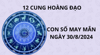 Tử vi ngày 30/8, chọn con số đẹp con số may mắn hứng đầy tài lộc cho 12 cung hoàng đạo
