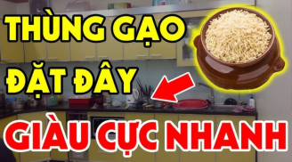 Đặt thùng gạo nhớ nguyên tắc '2 kín – 1 đầy', tiền tự về tay