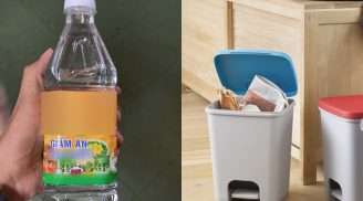 Vì sao nên lấy giấm trắng xịt vào thùng rác?