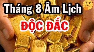 Đúng 0h ngày 1/8 âm lịch: 3 tuổi Tiền-Tình đỏ rực như son, tiền về ngập lối