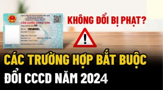 Trước 31/12/2024: 6 trường hợp bắt buộc phải đi đổi CCCD gắn chíp, cố giữ bị phạt đến 6 triệu?