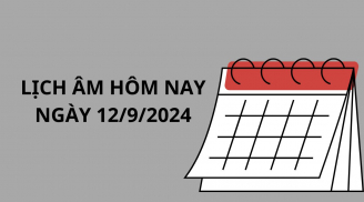 Lịch âm hôm nay lịch vạn niên ngày 12/9, ngày không tốt lành nên chú ý