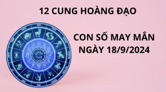 Tử vi ngày 18/9, con số may mắn con số đẹp rước tài hút lộc, giúp 12 cung hoàng đạo may mắn giàu có