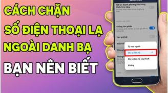 Trên điện thoại có 1 nút ẩn: Bật lên chặn toàn bộ điện thoại ngoài danh bạ, chẳng lo mất tiền