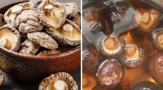 Nấm hương đừng chỉ ngâm nước nóng: Ngâm vào thứ nước này vừa sạch vừa giữ lại hương thơm