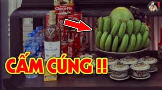 Có nên ghép 2 nải chuối vào để thắp hương trên bàn thờ không?