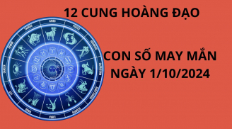 Tử vi ngày 1/10, con số may mắn rước tài đón lộc cho 12 cung hoàng đạo khởi đầu tháng mới tốt lành