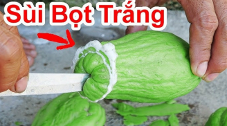 Mẹo gọt vỏ su su không bị dính mủ vào tay, nhanh hơn gấp 10 lần