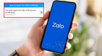 Nhấn nút này trên Zalo để chặn người lạ tìm tài khoản của mình bằng số điện thoại