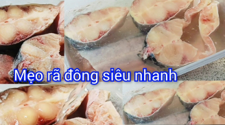 Mẹo rã đông cá cấp tốc, cá mềm ngon, không bị nát thịt, không bị tanh