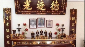 Ảnh thờ phạm 4 đại kỵ này, gia đạo bất an, sửa ngay kẻo Tổ Tiên quở trách