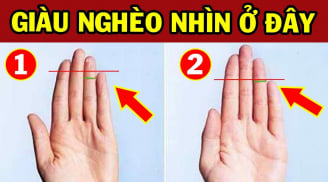 Đo ngón út mà xem, biết ngay ai hưởng phúc lộc sâu dày, ai nghèo hèn mạt kiếp?