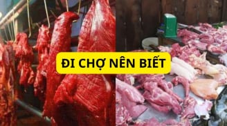 Người bán thường treo thịt bò lên cao để thịt lợn trên bàn, bạn biết vì sao chưa? Đi chợ không biết là thiệt