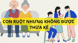 Những trường hợp con ruột cũng không được thừa kế từ cha mẹ mà ai cũng cần biết