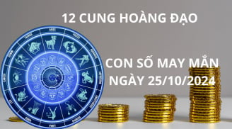 Tử vi ngày 25/10 con số may mắn chiêu tài rước lộc cho 12 cung hoàng đạo