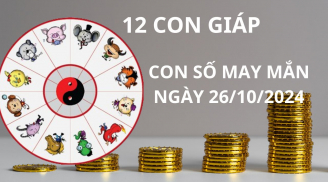 Tử vi ngày 26/10, con số may mắn chiêu tài rước lộc giàu có cho 12 con giáp khai mở kho vàng