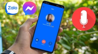 Cách ghi âm cuộc gọi Messenger, cuộc gọi Zalo trên điện thoại