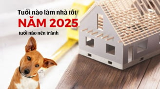 Năm 2025 tuổi nào làm nhà đẹp nhất? Tuổi nào nên kiêng kỵ không nên làm?