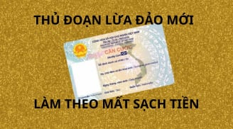 Chú ý: Cảnh giác thủ đoạn lừa đảo làm Căn cước công dân qua mạng kẻo mất sạch tiền trong tài khoản