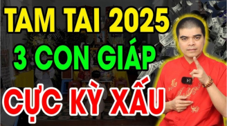 3 con giáp xui đủ đường năm Ất Tỵ 2025: 1 tuổi vừa Tam Tai, vừa sao xấu chẳng nên làm việc lớn