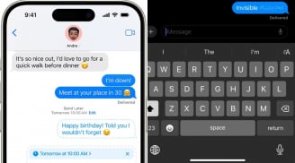 Mẹo nhắn tin bí mật trên iPhone giúp bạn gửi tin nhắn 'vô hình' và lên lịch gửi sau