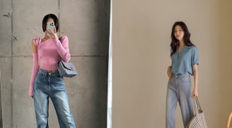 1001 cách mặc quần jeans ống rộng siêu sành điệu và hack dáng