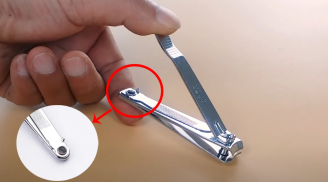 Lỗ tròn nhỏ ở cuối chiếc bấm móng tay có 1 công dụng đặc biệt, 90% để phí không dùng