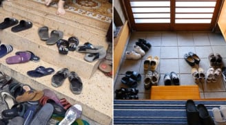 3 vị trí trong nhà không được để giày dép