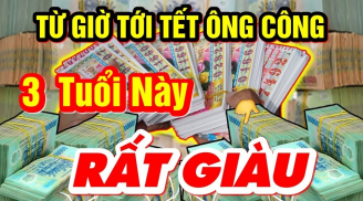 Rằm tháng 10 âm đến Tết ông Công ông Táo: 3 tuổi vận trình tăng vọt, Tài-Lộc-Danh rực rỡ không ai bằng