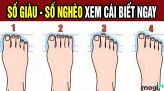 Nhìn xuống bàn chân biết ngay bạn thuộc 7 quý tướng này không, chuẩn hơn nhìn mặt