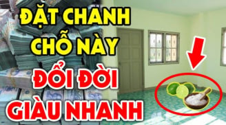 Cắt tư quả chanh cho vào đĩa muối rồi đặt gầm giường: Cả nhà đổi, 3 đời vận giàu sang