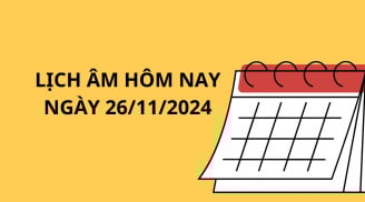 Lịch âm ngày 26/11 một ngày tốt để tiến hành những việc này, làm ngay cho cuối năm phát tài giàu có