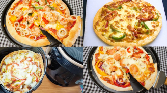 Cách nướng Pizza bằng nồi chiên không dầu cực đơn giản, thơm ngon