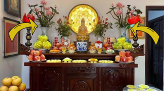 Lọ hoa trên bàn thờ đặt bên trái hay bên phải thì mới chuẩn phong thủy, hút lộc?
