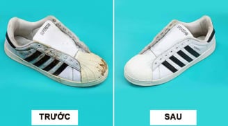 Cách giặt giày trắng sạch tinh, không bị ố vàng dù chỉ là một sợi chỉ