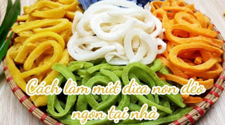 Cách sên mứt dừa thơm ngon, mềm dẻo