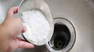 Đổ muối xuống cống thoát nước, tác dụng thật tuyệt vời, nhiều người ước mình biết sớm hơn